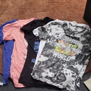 Jurassic World Kids Graphic T-Shirt - Black and White